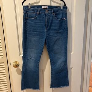Loft Crop Flare Size 32 Petite
